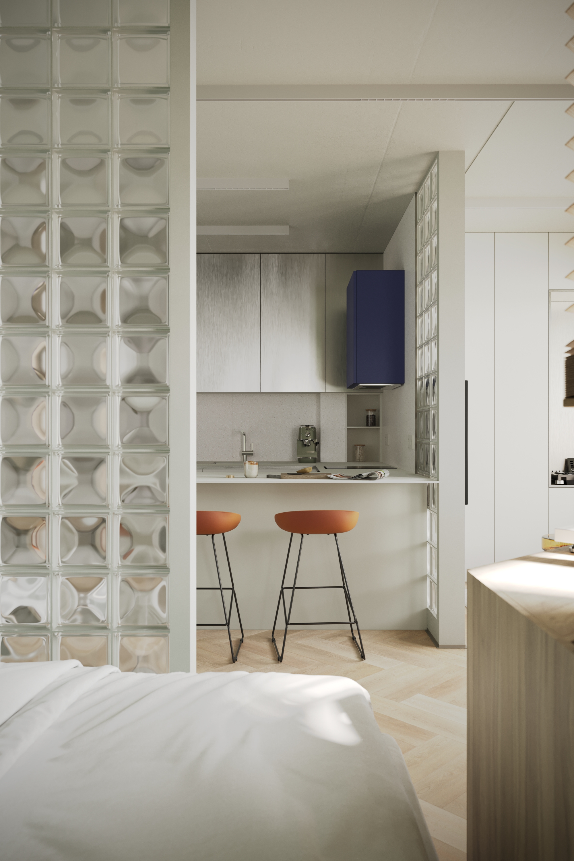 Apartament în stil Bauhaus